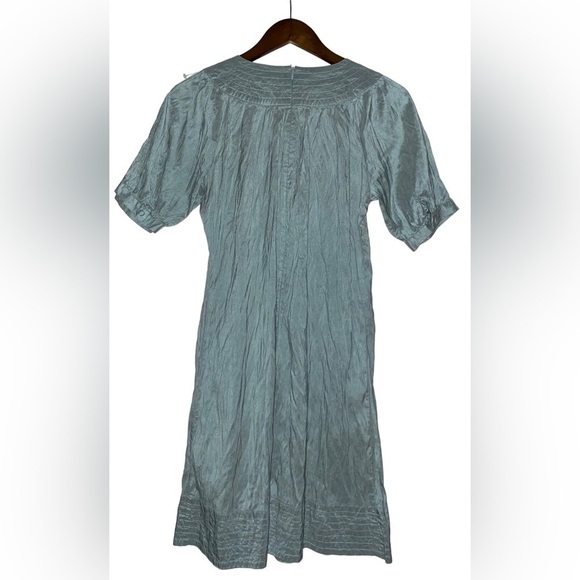 Calypso Christiane Cello‎ Women 100% Silk Mini Dress Size L Formal Preppy Dinner - Picture 2 of 8